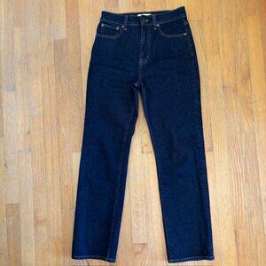 Madewell 90's Straight Jeans Dark Wash Women's Size 26